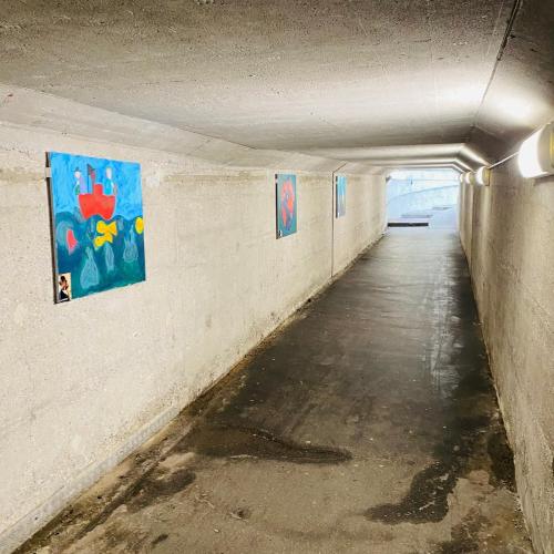 Kunst Bahnhofunterführung