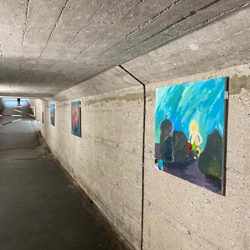 Kunst Bahnhofunterführung