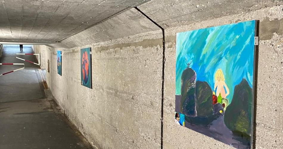 Kunst Bahnhofunterführung